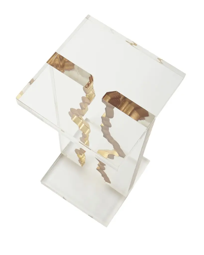 John-Richard Collection Gold Landscape Martini Table | Image 1 John-Richard Collection Gold Landscape Martini Table | Image 1