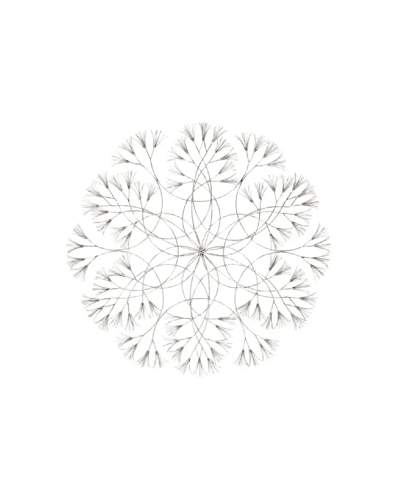 John-Richard Collection Kaleidoscopic 29" Wall Sculpture