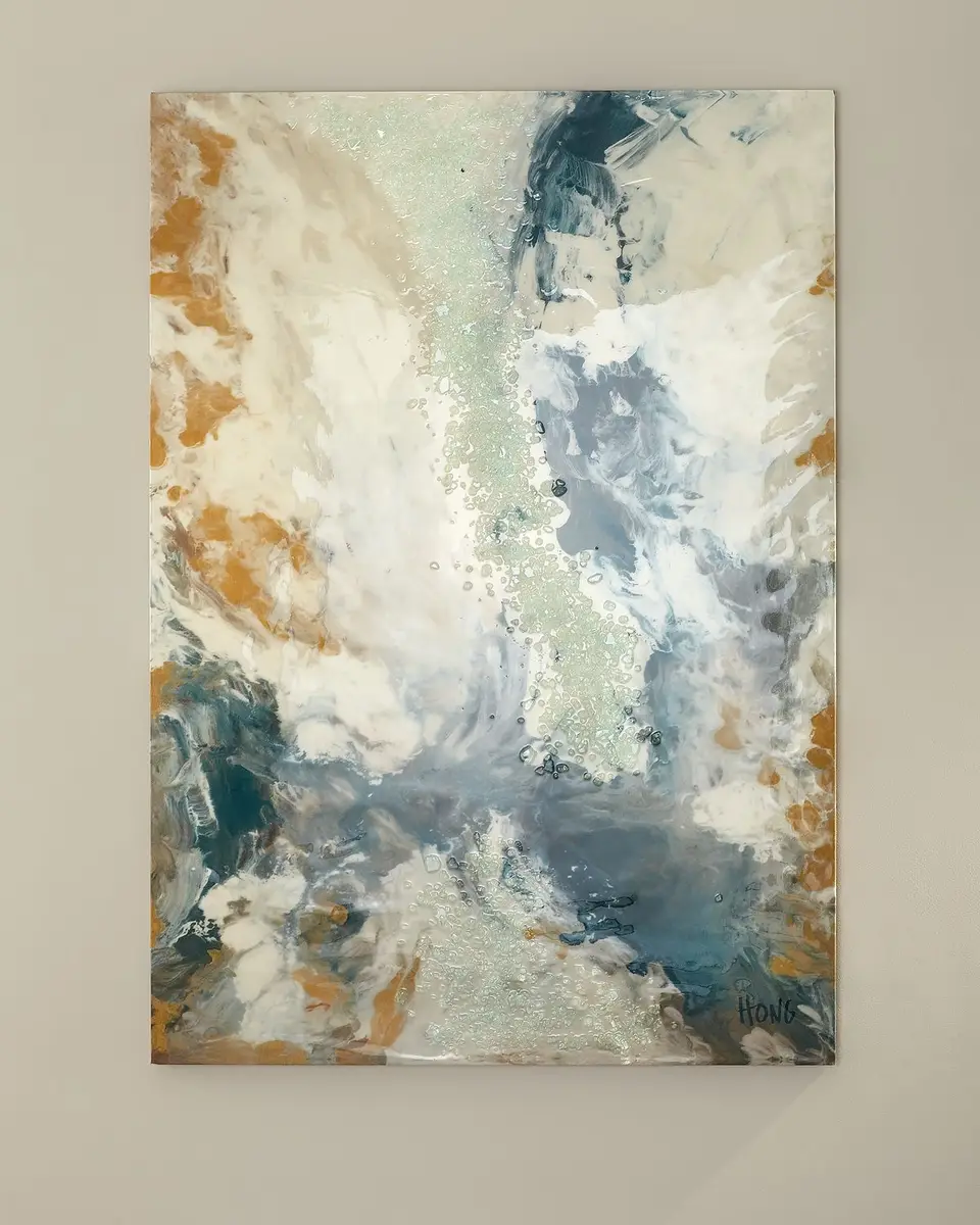 John-Richard Collection "Blue Gale" Canvas Art by Mary Hong | Image 1 John-Richard Collection "Blue Gale" Canvas Art by Mary Hong | Image 1