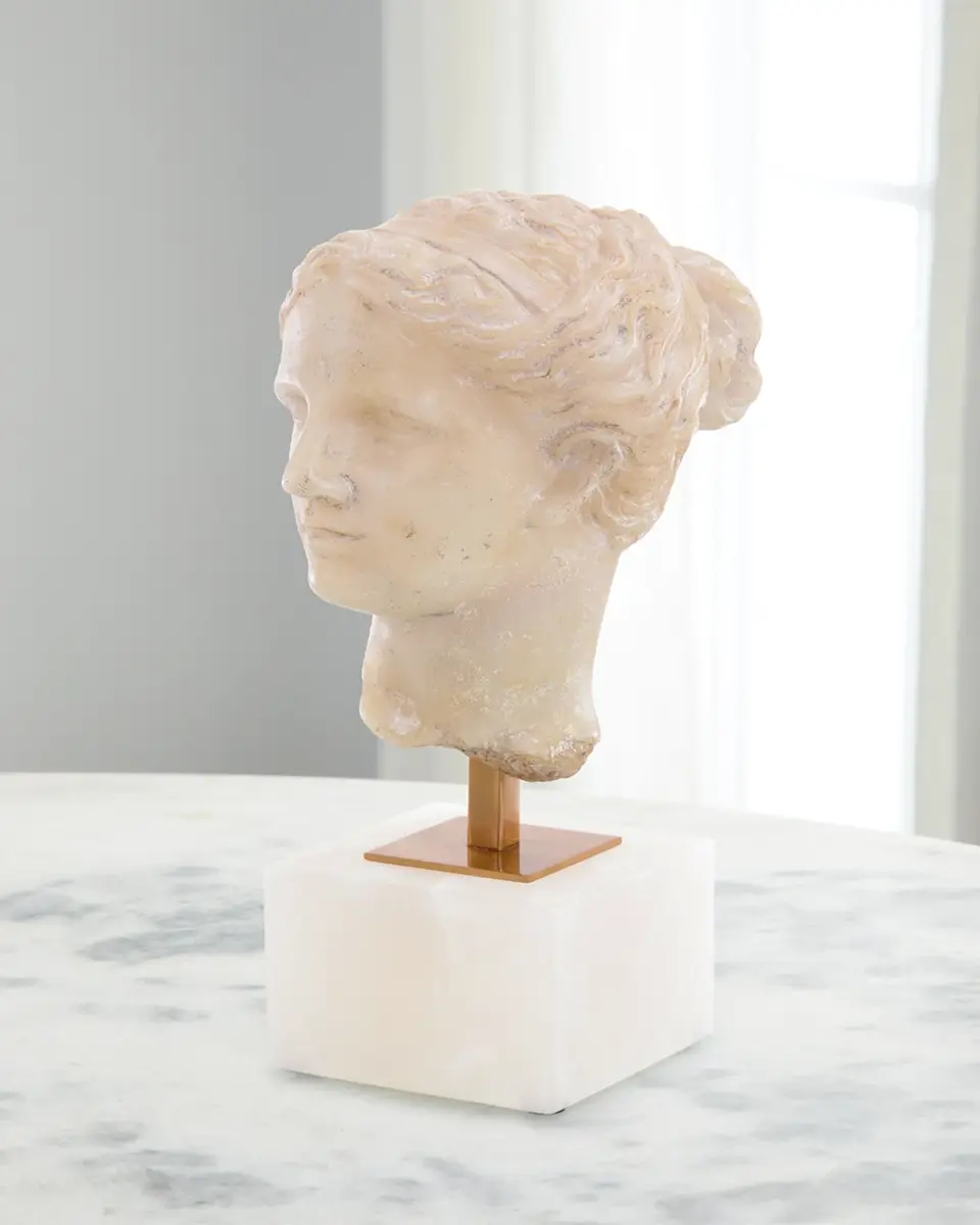 John-Richard Collection Greek Head Fragment Sculpture | Thumbnail 2 John-Richard Collection Greek Head Fragment Sculpture | Thumbnail 2
