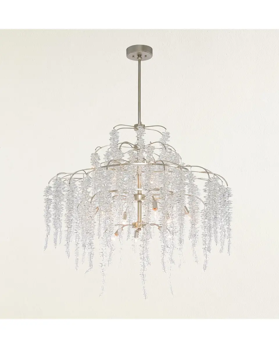 John-Richard Collection Cascading Crystal 12-Light Chandelier | Thumbnail 2 John-Richard Collection Cascading Crystal 12-Light Chandelier | Thumbnail 2