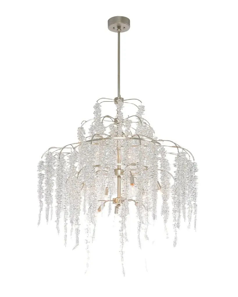 John-Richard Collection Cascading Crystal 12-Light Chandelier | Image 1 John-Richard Collection Cascading Crystal 12-Light Chandelier | Image 1