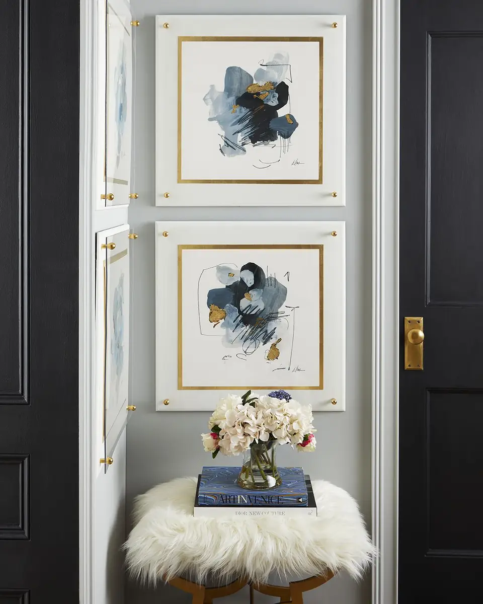 John-Richard Collection "Black, Gray, and Gold II" Print by Jackie Ellens | Thumbnail 2 John-Richard Collection "Black, Gray, and Gold II" Print by Jackie Ellens | Thumbnail 2