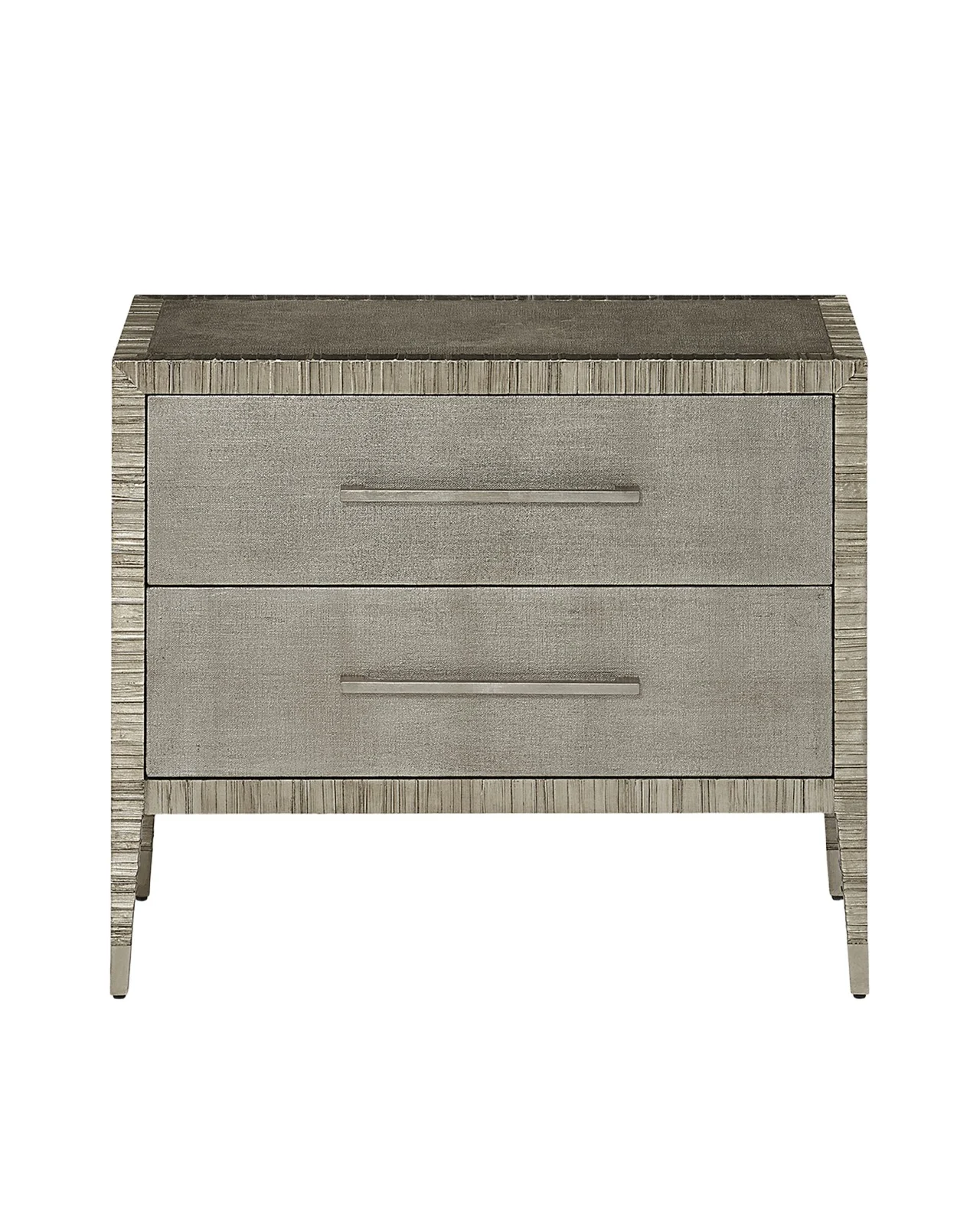 John-Richard Collection Carraway Silver Nightstand