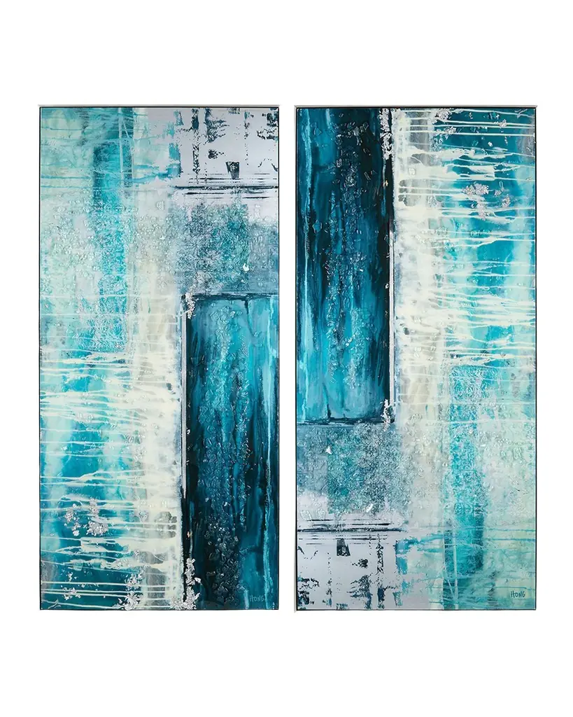 John-Richard Collection "Which Way Diptych" By Mary Hong | Image 1 John-Richard Collection "Which Way Diptych" By Mary Hong | Image 1