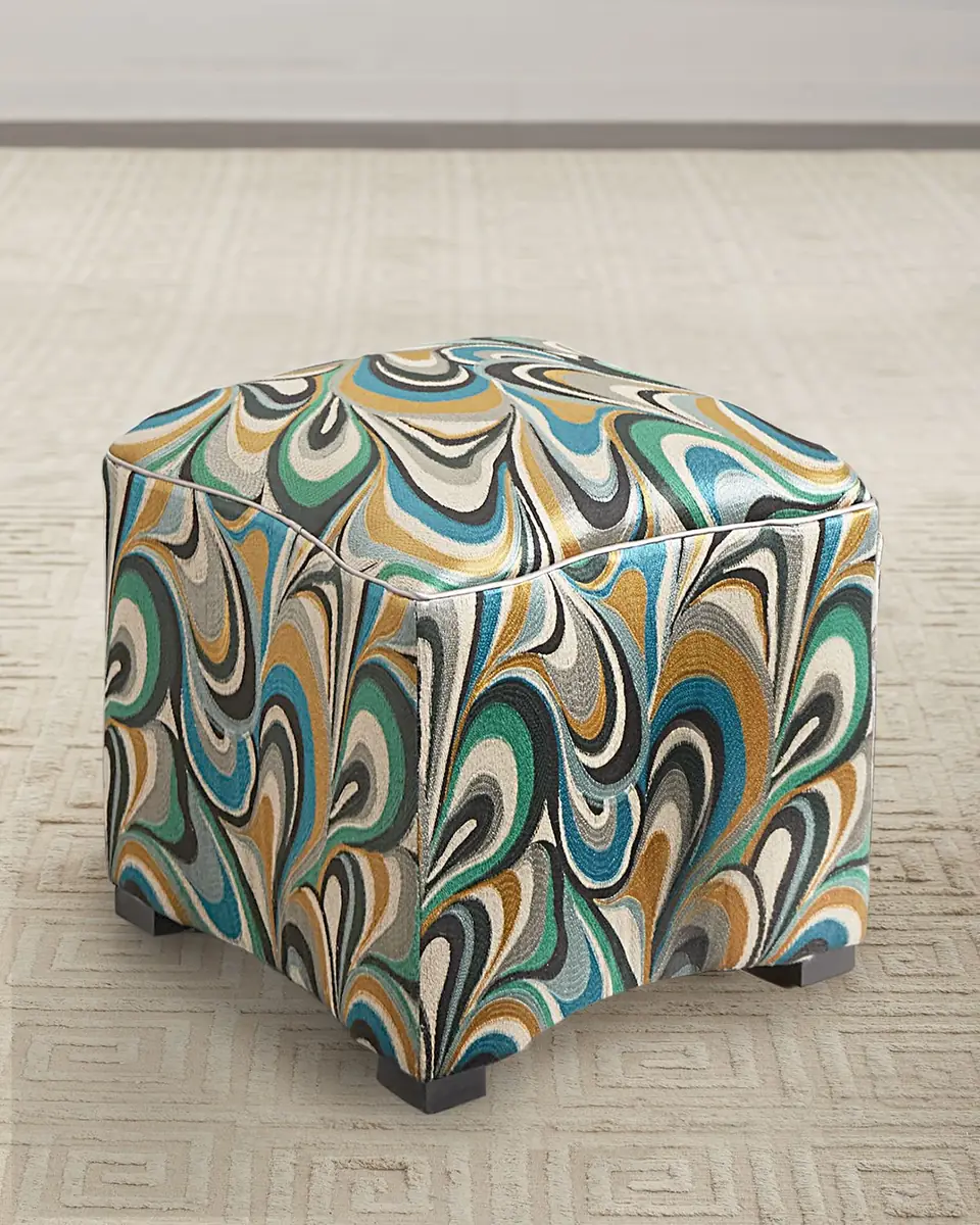 John-Richard Collection Curved Ottoman | Thumbnail 2