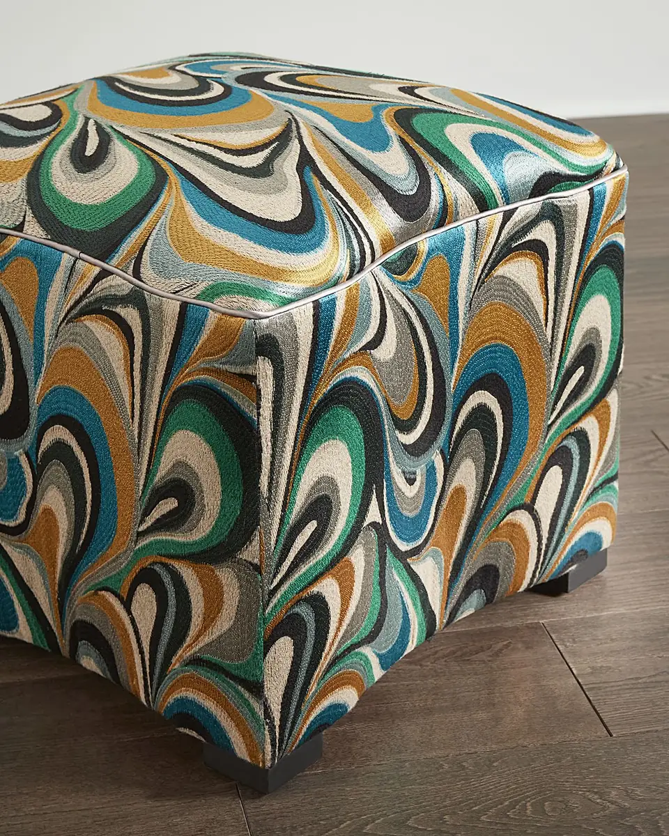 John-Richard Collection Curved Ottoman | Thumbnail 3