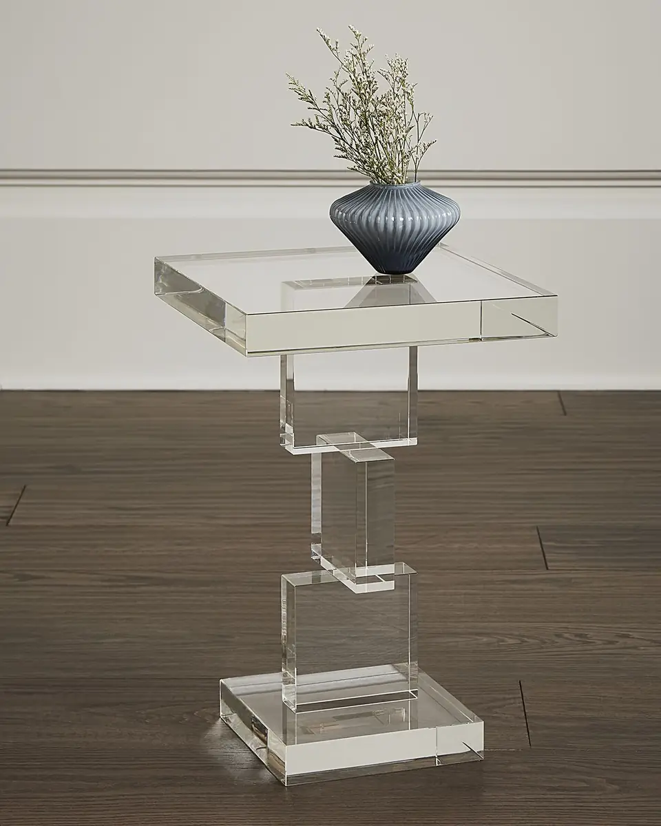 John-Richard Collection Crystal Martini Table | Thumbnail 2