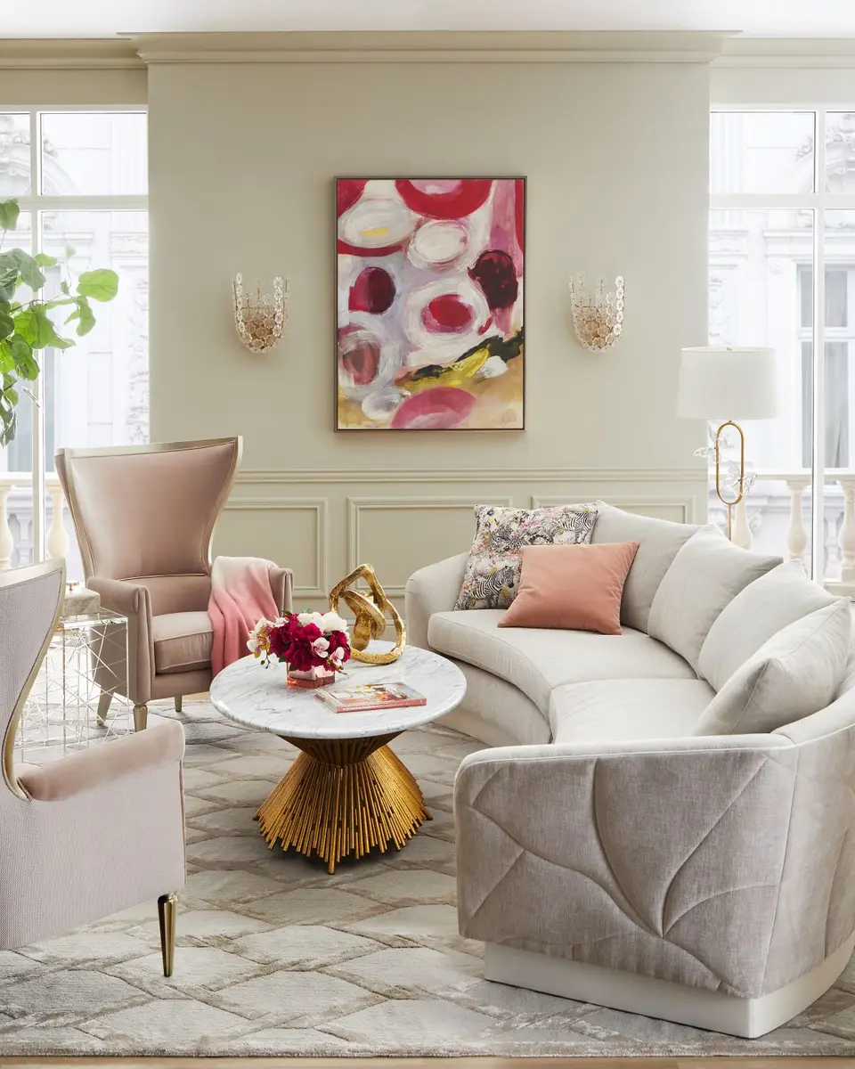 John-Richard Collection Crystal Nesting Table | Thumbnail 3