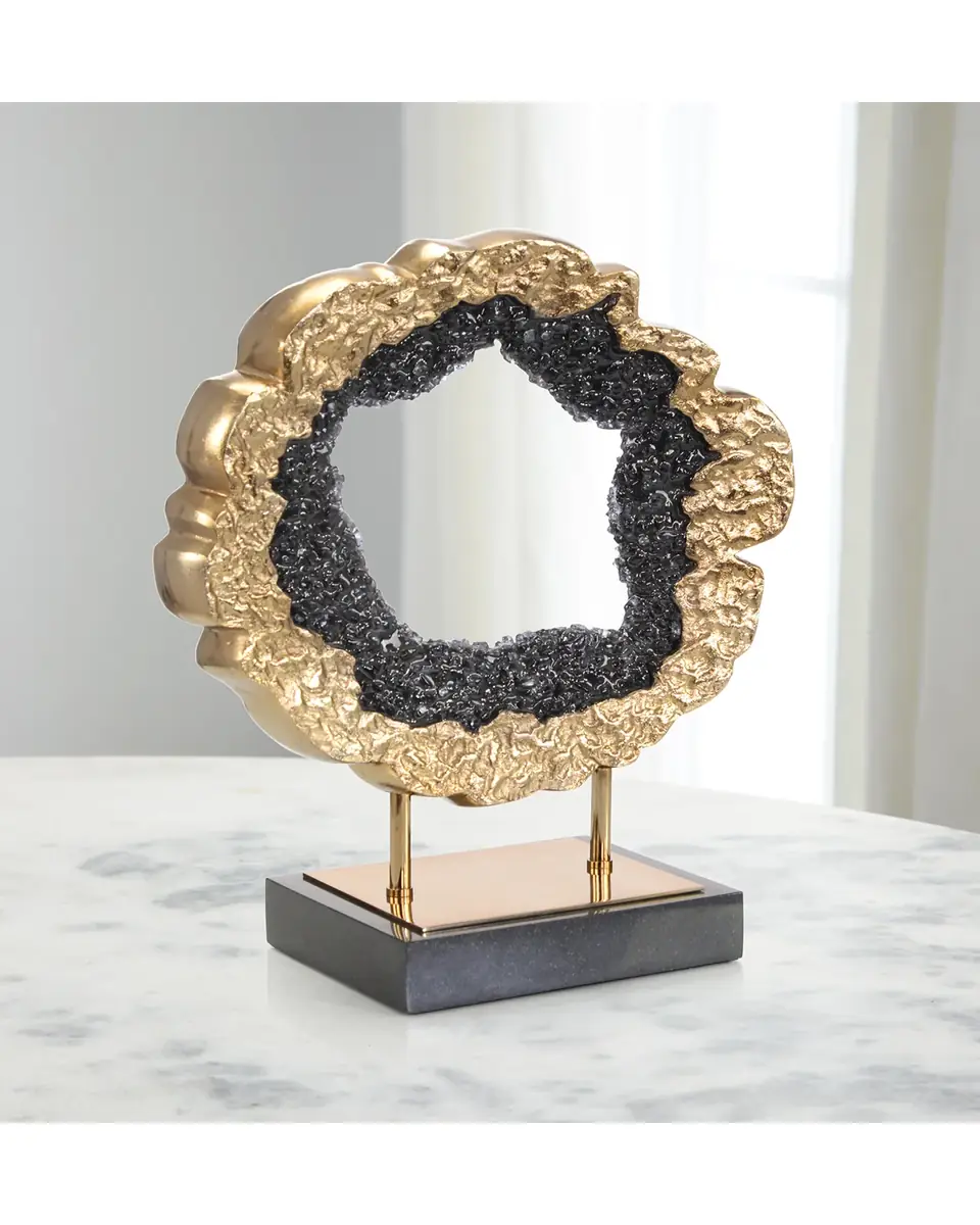 John-Richard Collection Black Geode Sculpture | Thumbnail 2 John-Richard Collection Black Geode Sculpture | Thumbnail 2