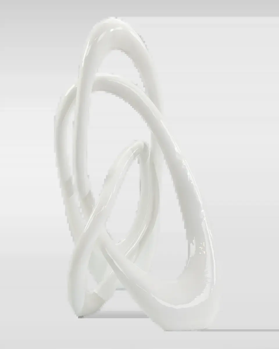 John-Richard Collection Twisted Rings Sculpture | Thumbnail 2
