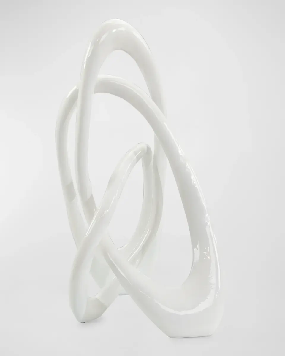 John-Richard Collection Twisted Rings Sculpture | Thumbnail 3