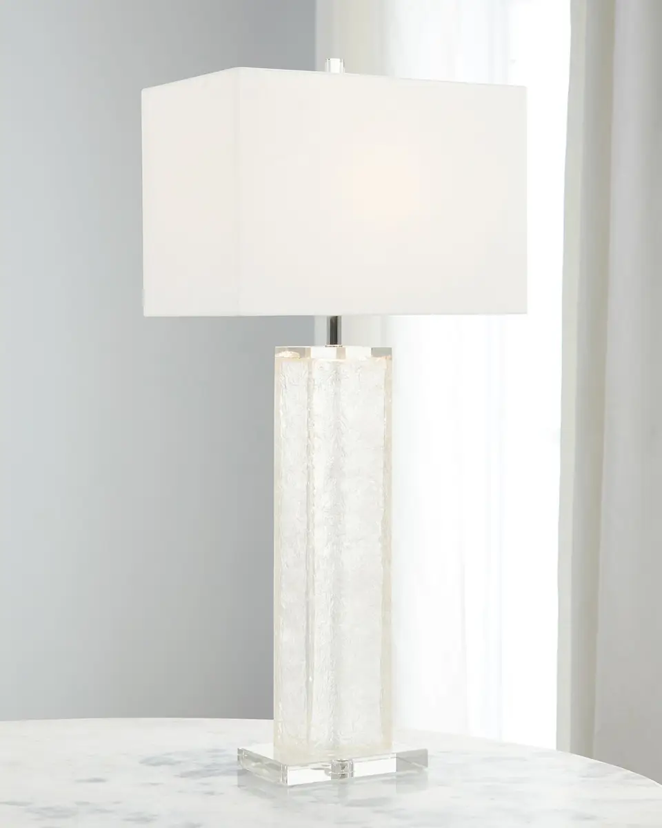 John-Richard Collection Ice Table Lamp | Image 1 John-Richard Collection Ice Table Lamp | Image 1