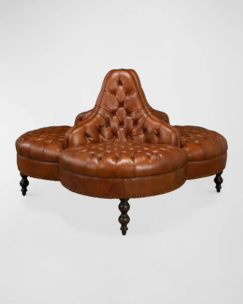 Sarreid Lobby Circular Sofa | Thumbnail 2 Sarreid Lobby Circular Sofa | Thumbnail 2