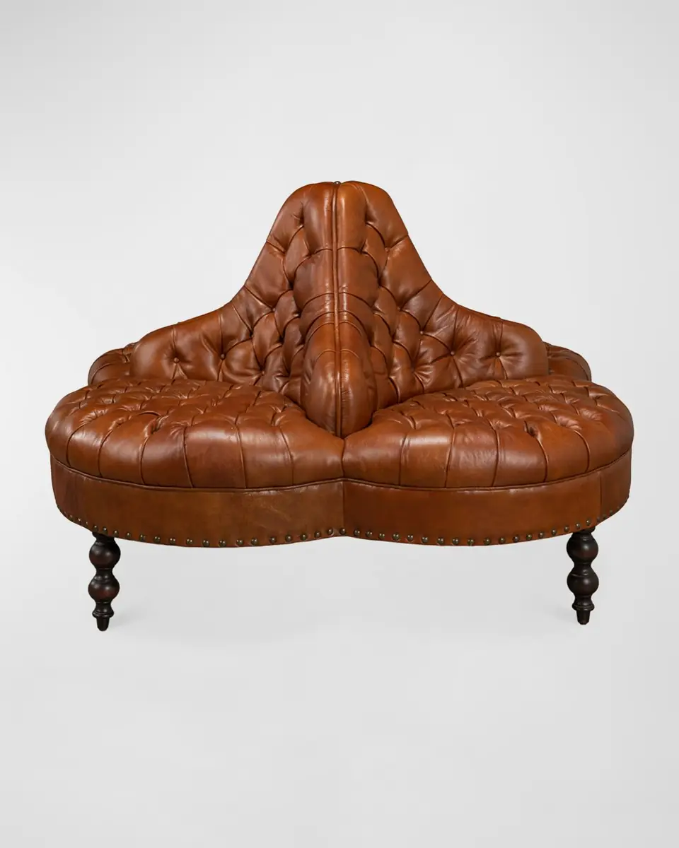 Sarreid Lobby Circular Sofa | Thumbnail 3 Sarreid Lobby Circular Sofa | Thumbnail 3