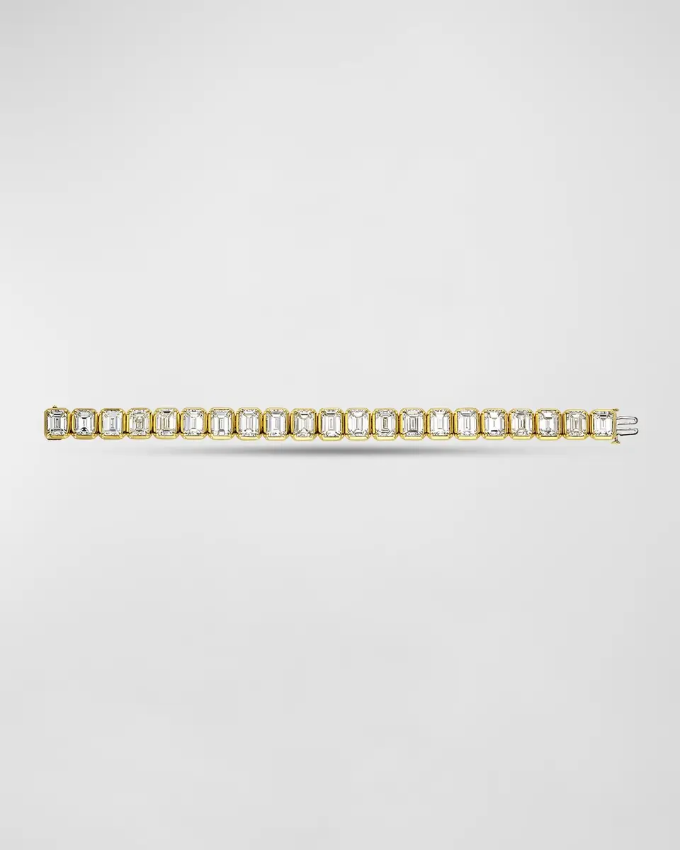 Neiman Marcus Diamonds 18K Yellow Gold Diamond Bracelet, 7", 42.37tcw | Thumbnail 2 Neiman Marcus Diamonds 18K Yellow Gold Diamond Bracelet, 7", 42.37tcw | Thumbnail 2