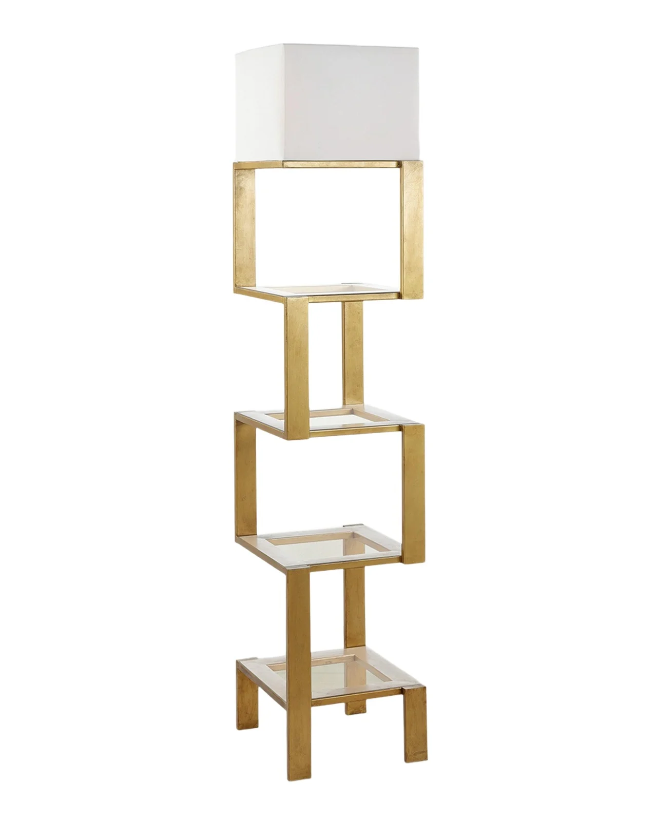 John-Richard Collection Foundation Etagere 87" Floor Lamp