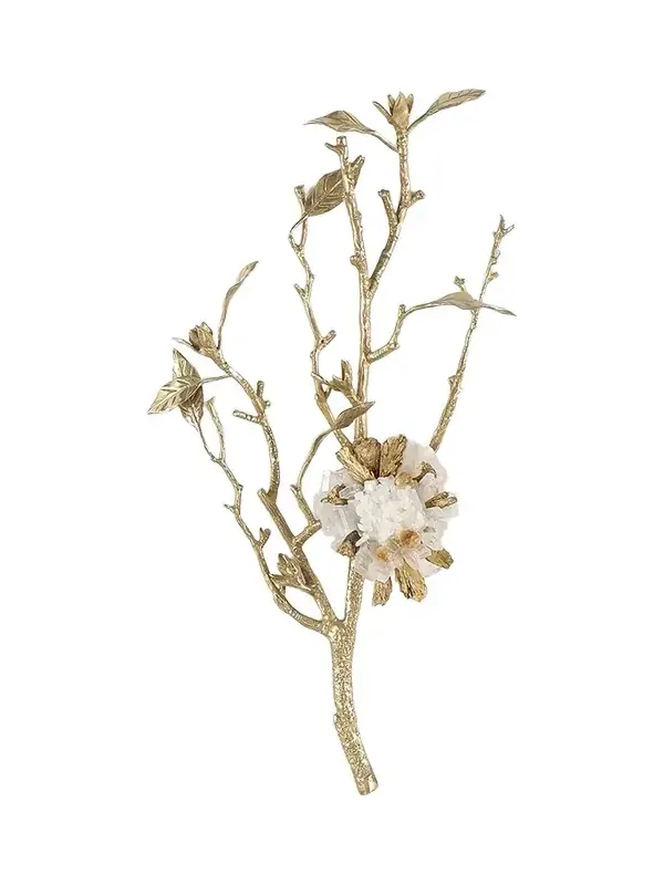 John-Richard Collection "Gold Calcite I" Wall Accent
