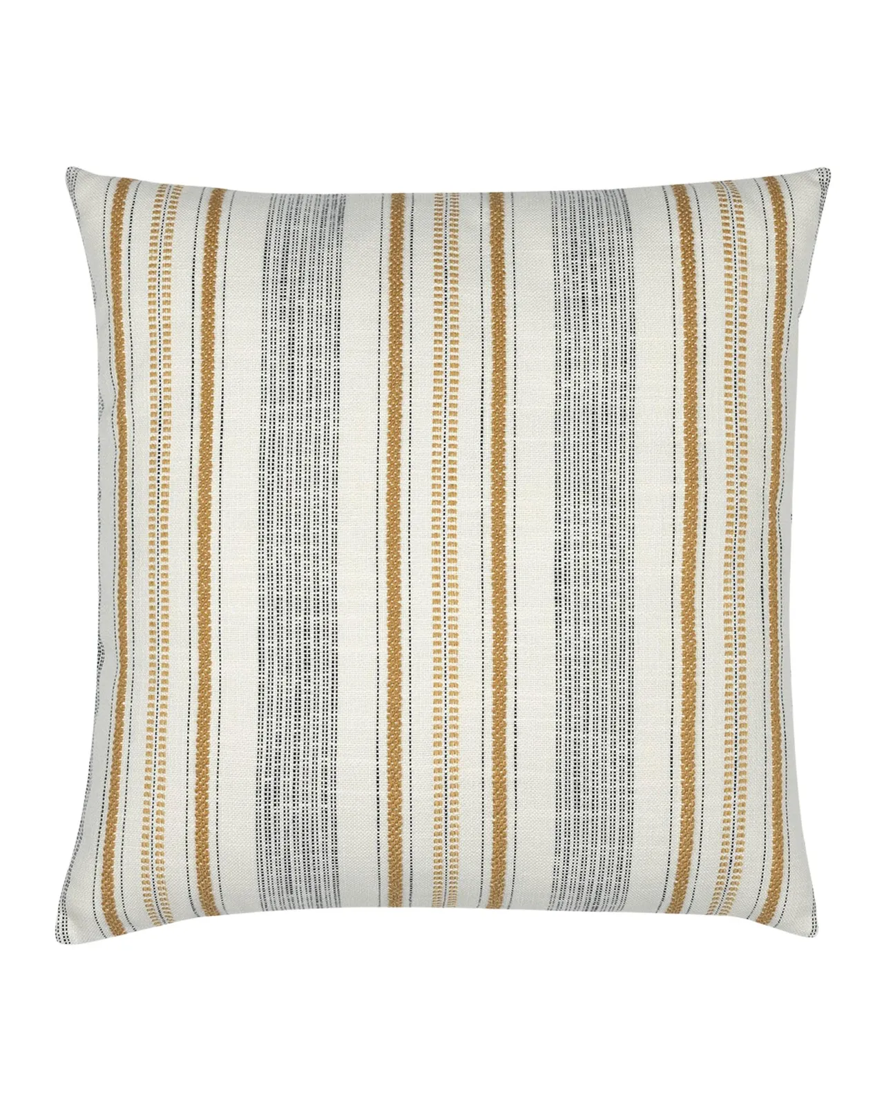Elaine Smith Pathway Gold Indoor/Outdoor Pillow, 20" Square