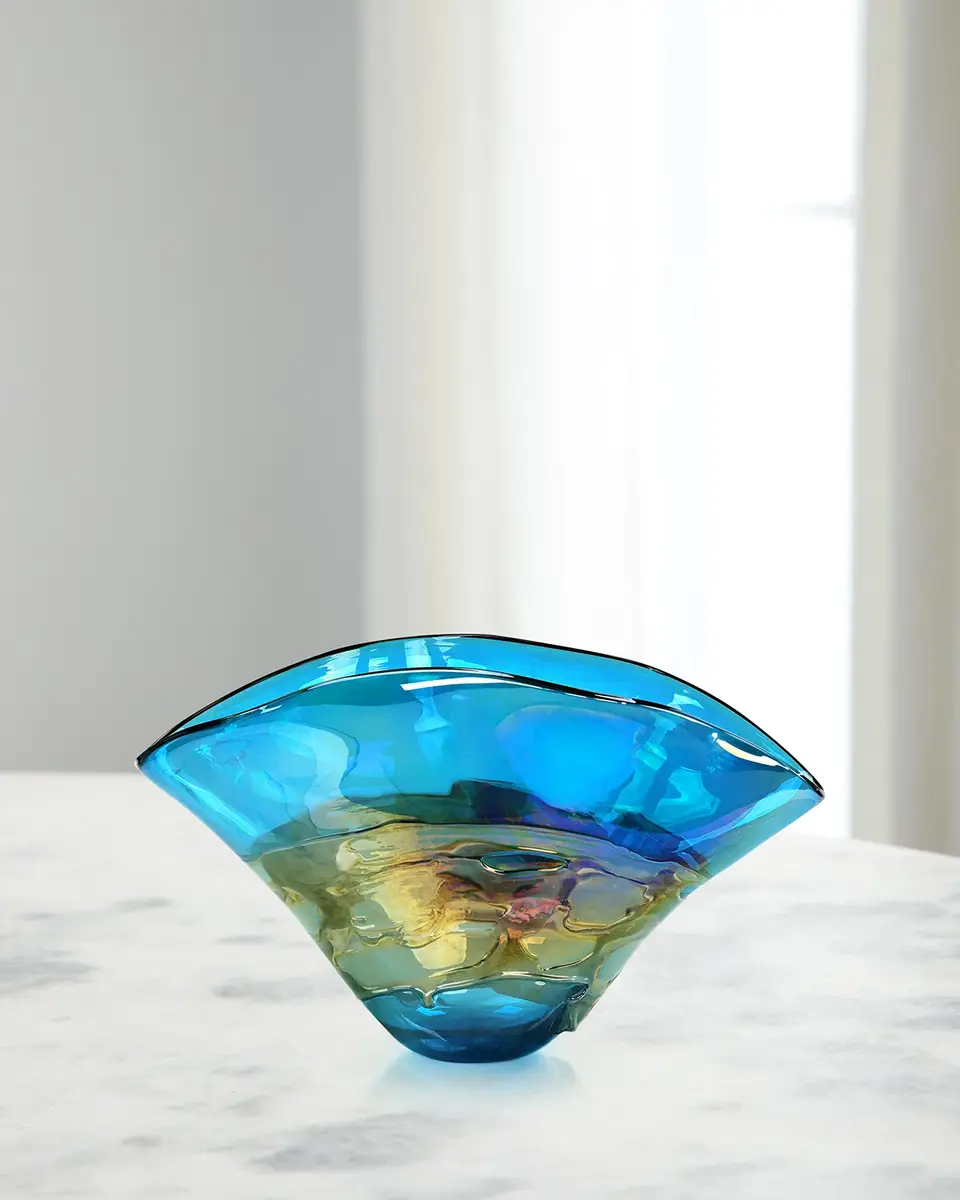 John-Richard Collection Serene Sea Bowl | Image 1 John-Richard Collection Serene Sea Bowl | Image 1