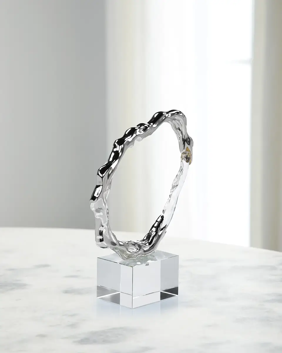 John-Richard Collection Metallic Ice Sculpture, Small | Image 1 John-Richard Collection Metallic Ice Sculpture, Small | Image 1