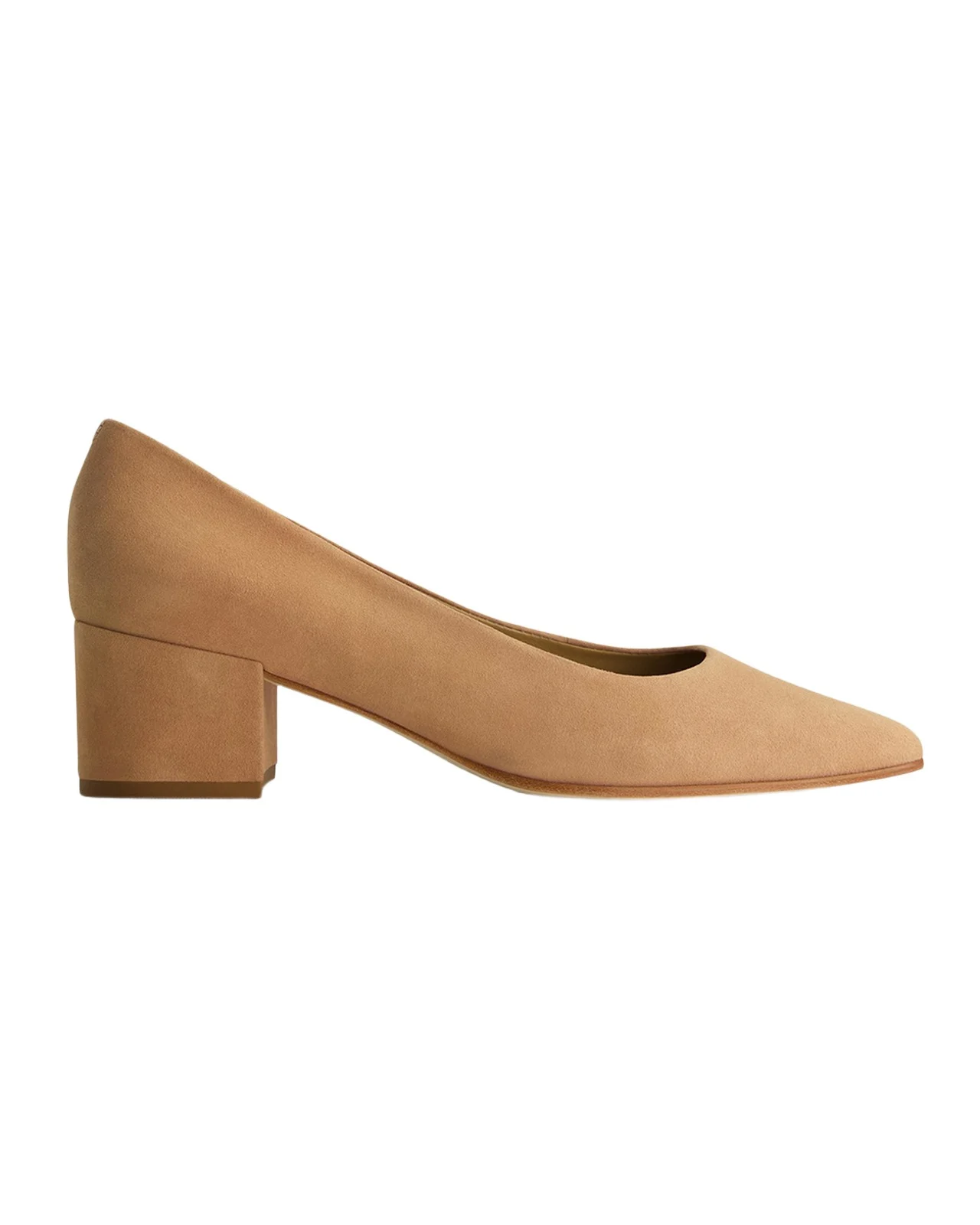 Millie Suede Block-Heel Pumps