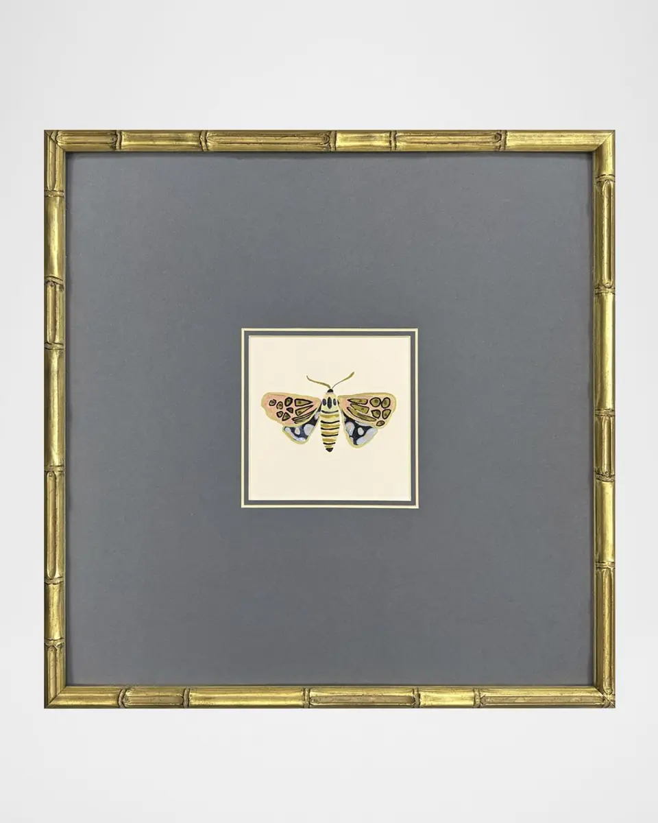 Paragon Decors "Pastel Moths II" Framed Giclees by Farida Zaman | Thumbnail 2 Paragon Decors "Pastel Moths II" Framed Giclees by Farida Zaman | Thumbnail 2