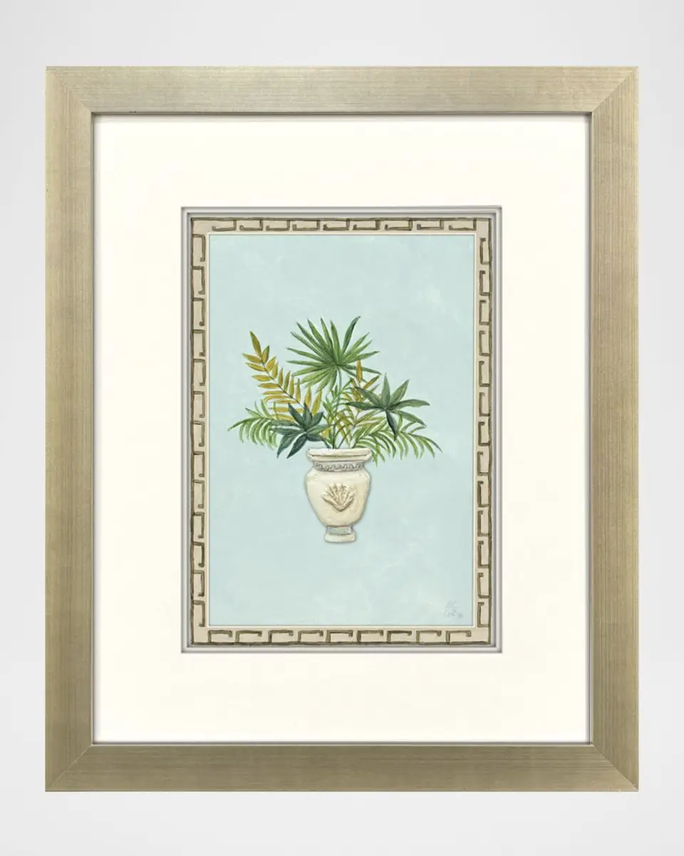 Paragon Decors "Grecian Vase Palm II" Hand-Embellished Giclees by PopJoy Studio, Set of 2 | Thumbnail 2 Paragon Decors "Grecian Vase Palm II" Hand-Embellished Giclees by PopJoy Studio, Set of 2 | Thumbnail 2