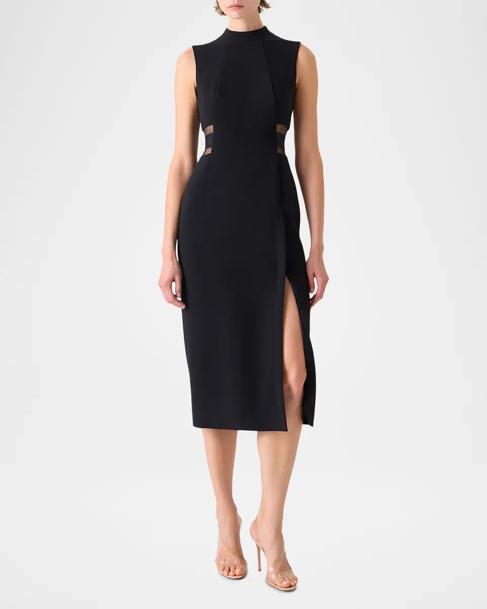 Akris Double-Face Illusion Midi Sheath Dress | Thumbnail 2 Akris Double-Face Illusion Midi Sheath Dress | Thumbnail 2