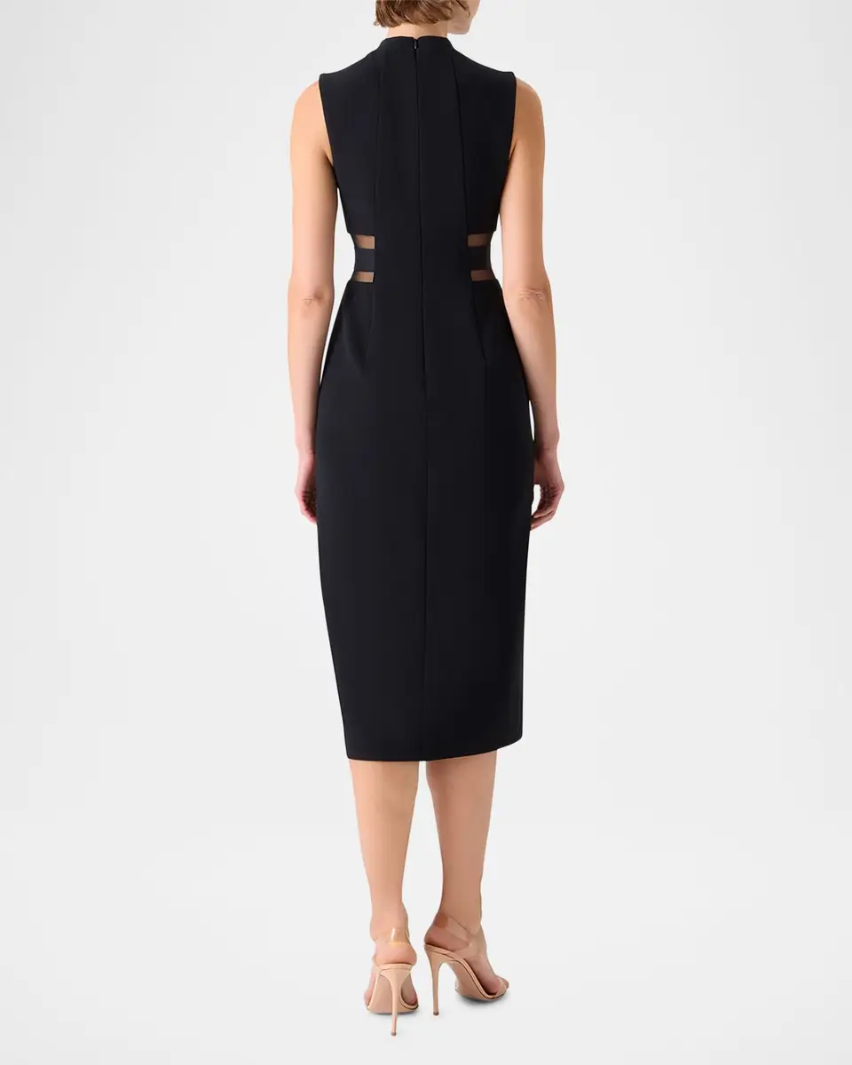 Akris Double-Face Illusion Midi Sheath Dress | Thumbnail 3 Akris Double-Face Illusion Midi Sheath Dress | Thumbnail 3