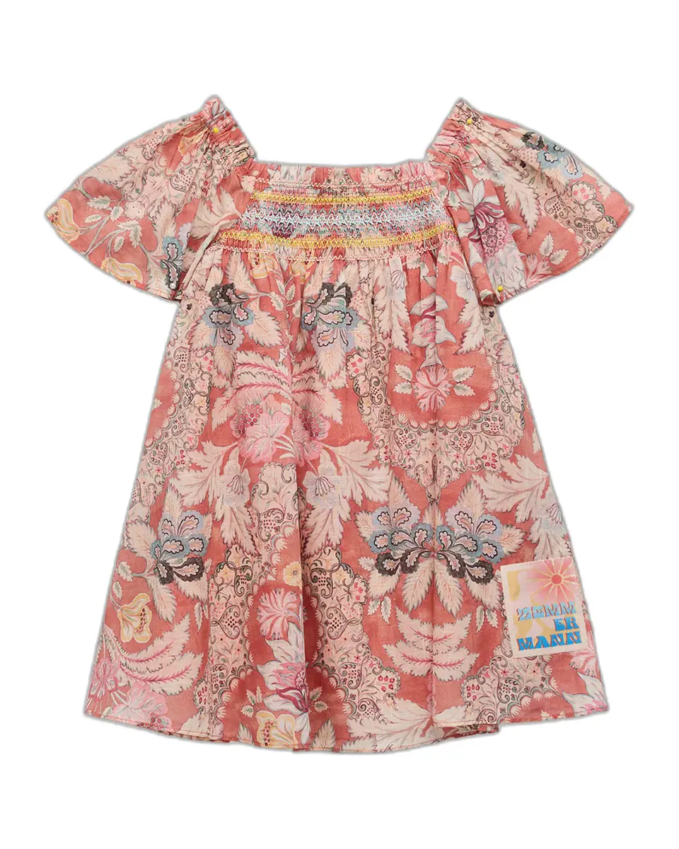 Zimmermann Girl 's Daylight Frill-Trim Sleeveless Knit Top | Image 1 Zimmermann Girl 's Daylight Frill-Trim Sleeveless Knit Top | Image 1