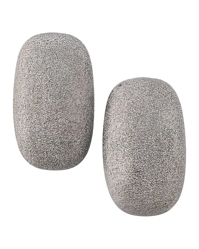 Brunello Cucinelli Sterling Silver Shimmer Earrings | Image 1 Brunello Cucinelli Sterling Silver Shimmer Earrings | Image 1