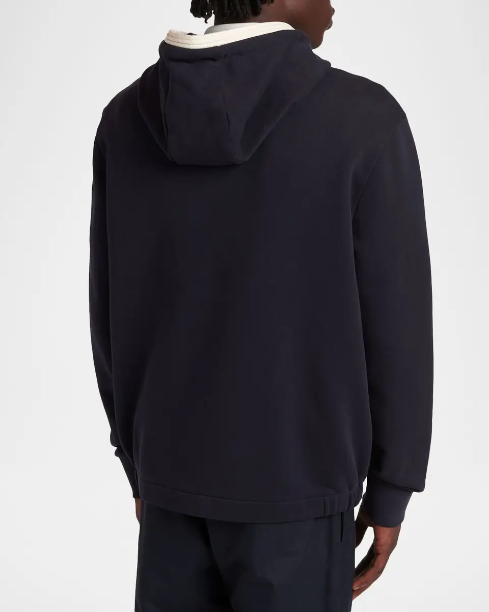 Moncler Men's Monogram Full-Zip Hoodie | Thumbnail 3 Moncler Men's Monogram Full-Zip Hoodie | Thumbnail 3