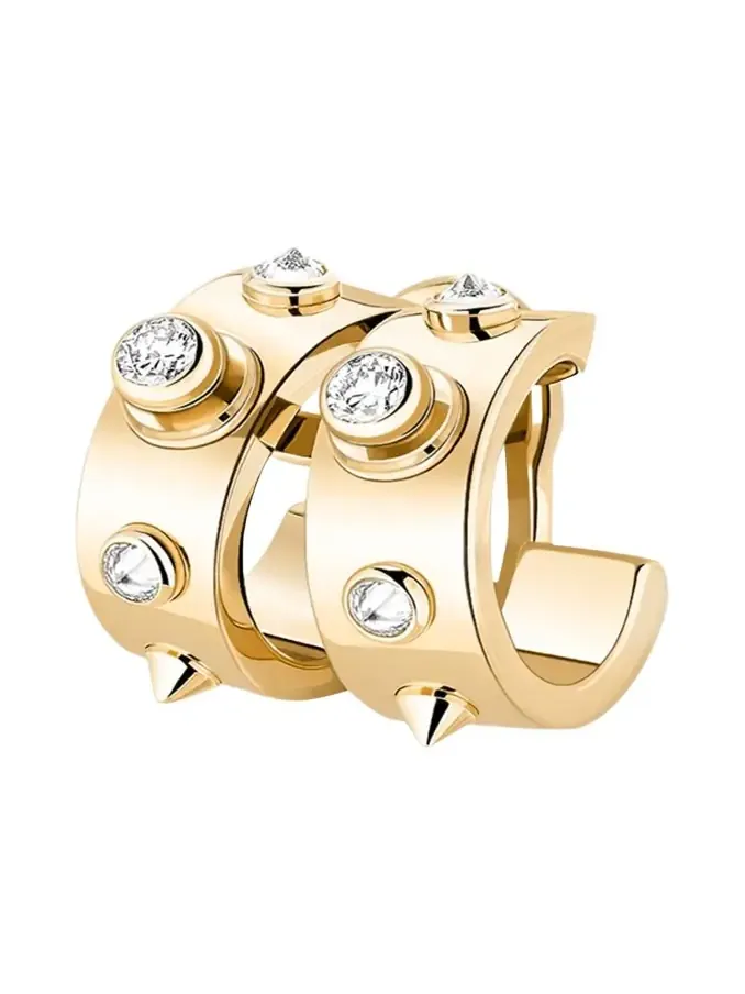 18K Brunch in NY Ear Clip, Single 18K Brunch in NY Ear Clip, Single