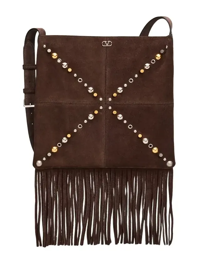 Men's Nellcote Studded Suede Belt Bag