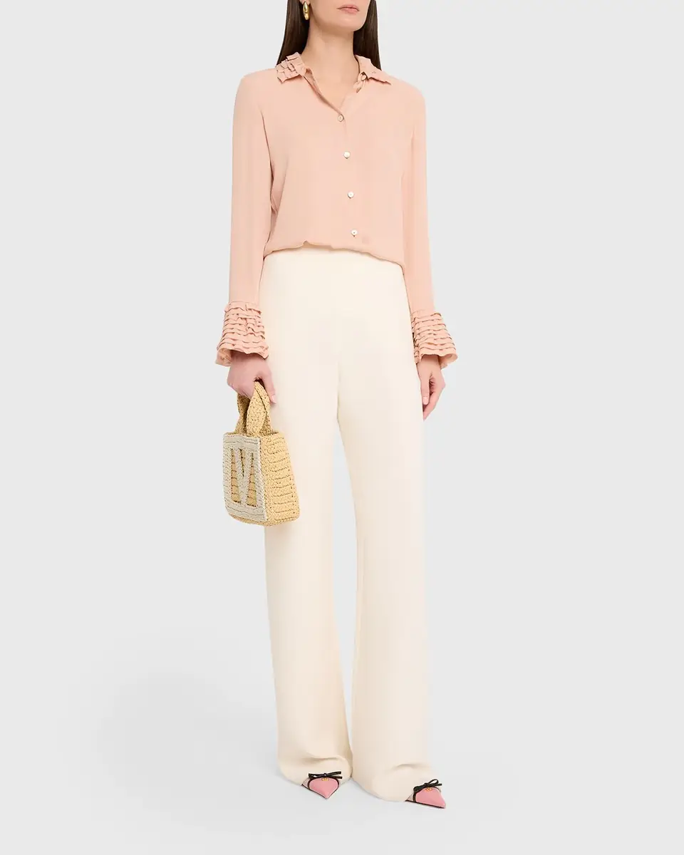 Valentino Garavani Small VLogo Viscose Raffia Tote Bag | Thumbnail 9 Valentino Garavani Small VLogo Viscose Raffia Tote Bag | Thumbnail 9