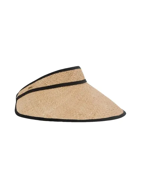 Eugenia Kim Trixie Raffia Sun Visor