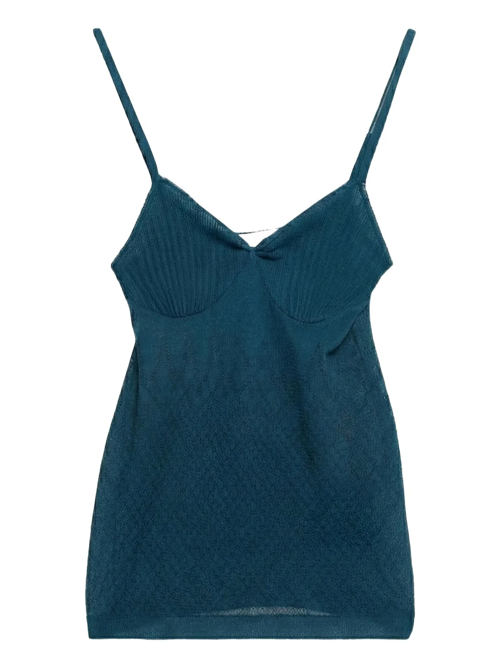 Victoria Beckham Sheer Rib Camisole Top