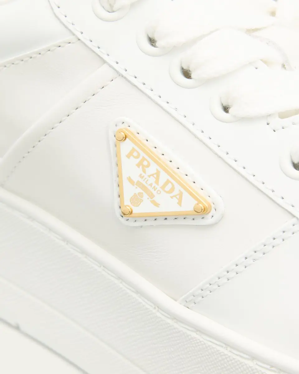 Prada Downtown Platform Leather Sneakers | Thumbnail 5 Prada Downtown Platform Leather Sneakers | Thumbnail 5