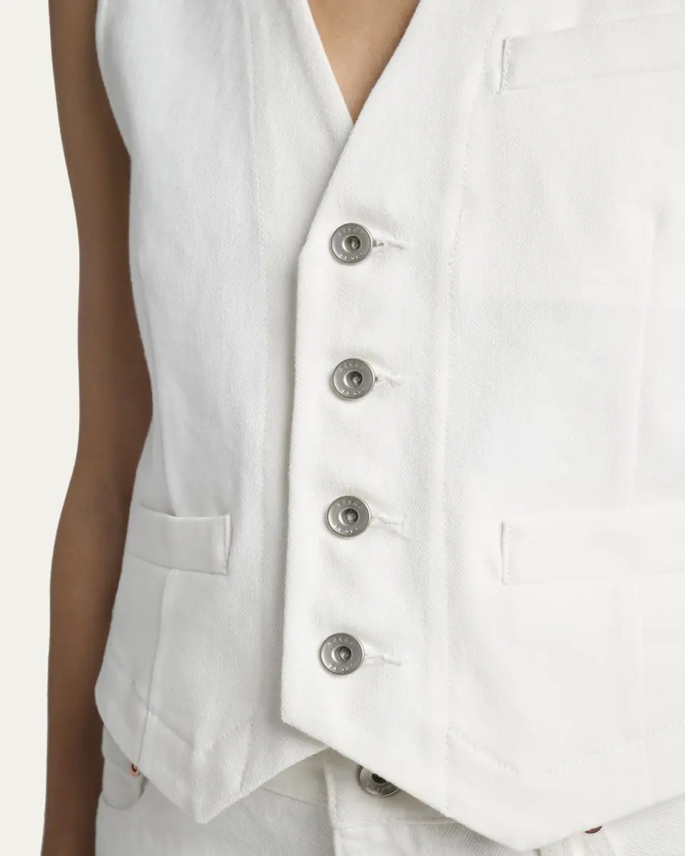 Sacai Mixed-Media Denim Vest | Thumbnail 5 Sacai Mixed-Media Denim Vest | Thumbnail 5