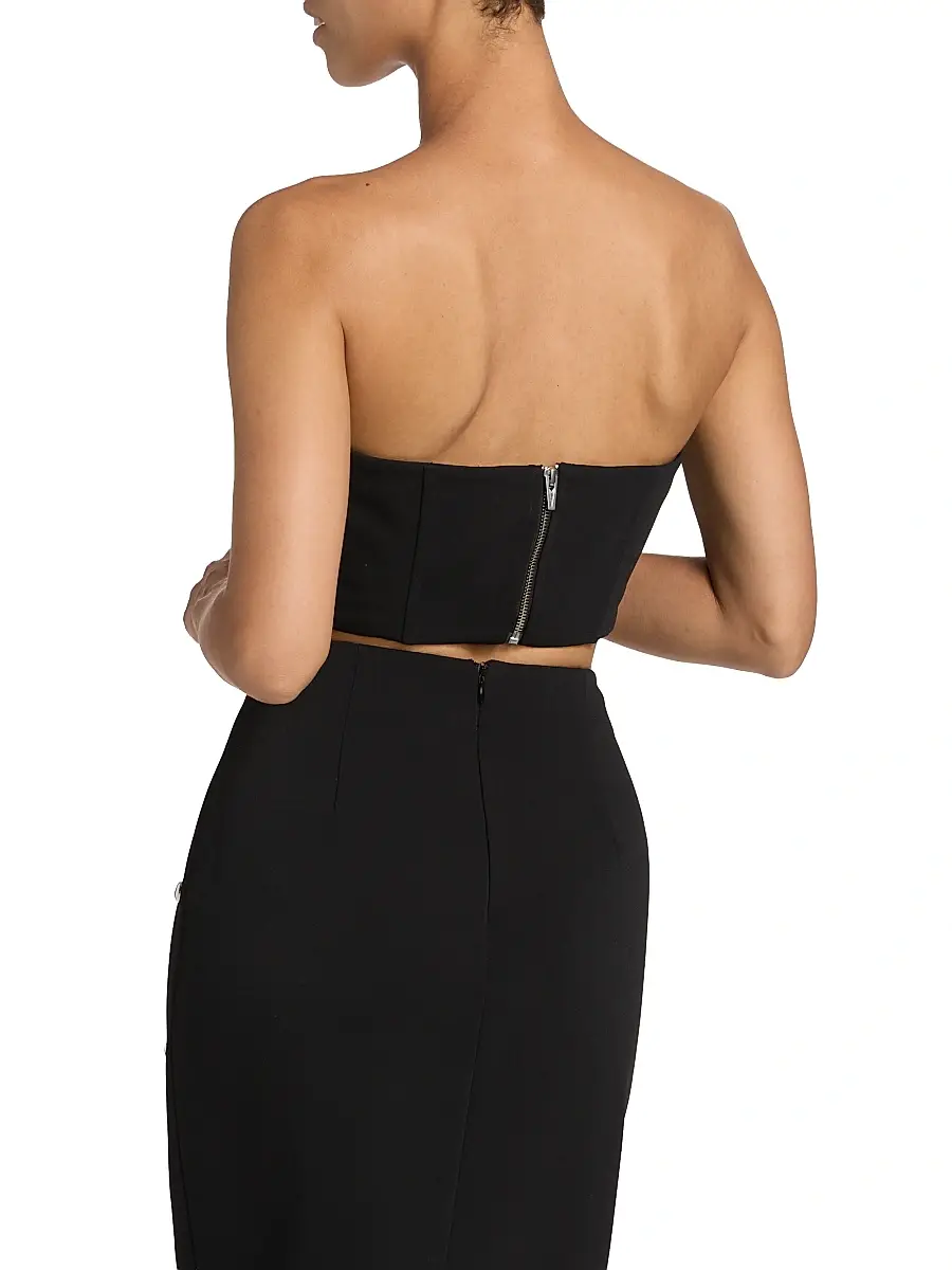 Milly Women's Sharlee Heart Appliqué Tube Top | Thumbnail 5