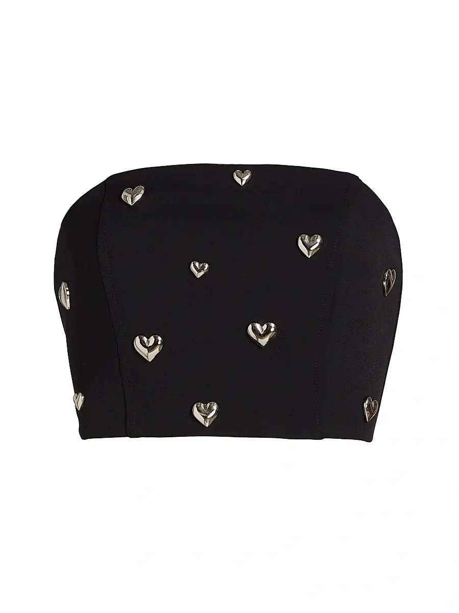 Women's Sharlee Heart Appliqué Tube Top