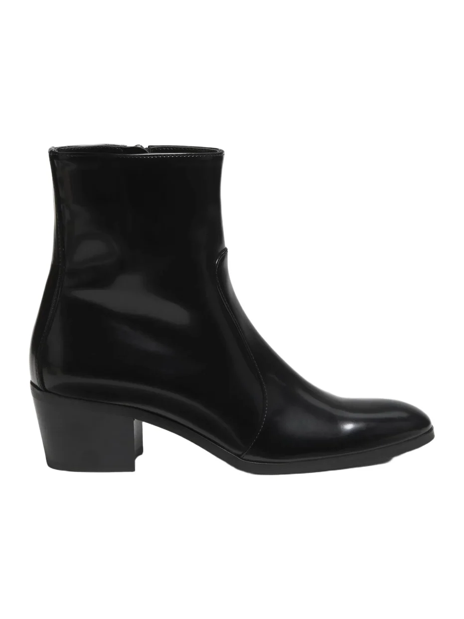 Women's Steffy 45MM Faux Leather Ankle Boots Women's Steffy 45MM Faux Leather Ankle Boots