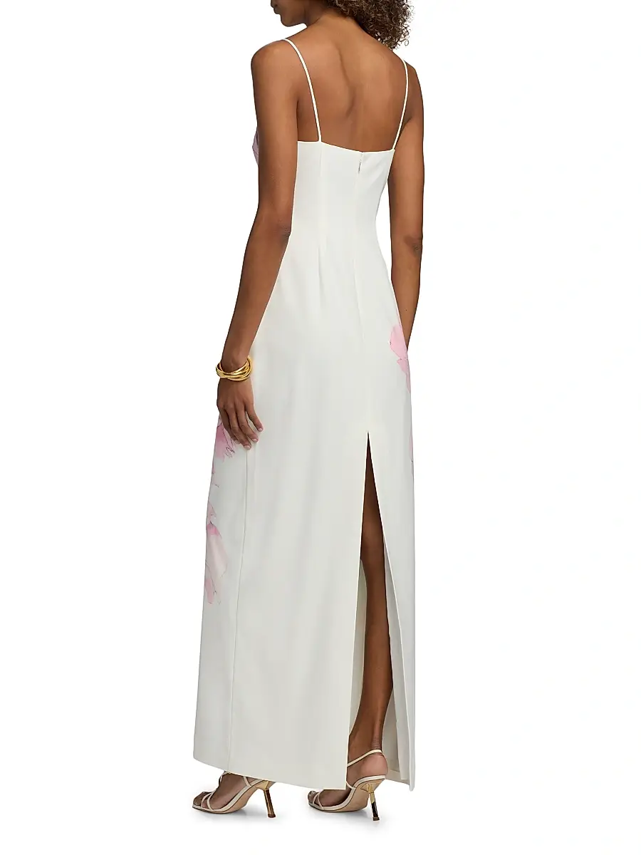Toccin Women's Adelina Floral Sculpted Cami Gown | Thumbnail 5 Toccin Women's Adelina Floral Sculpted Cami Gown | Thumbnail 5