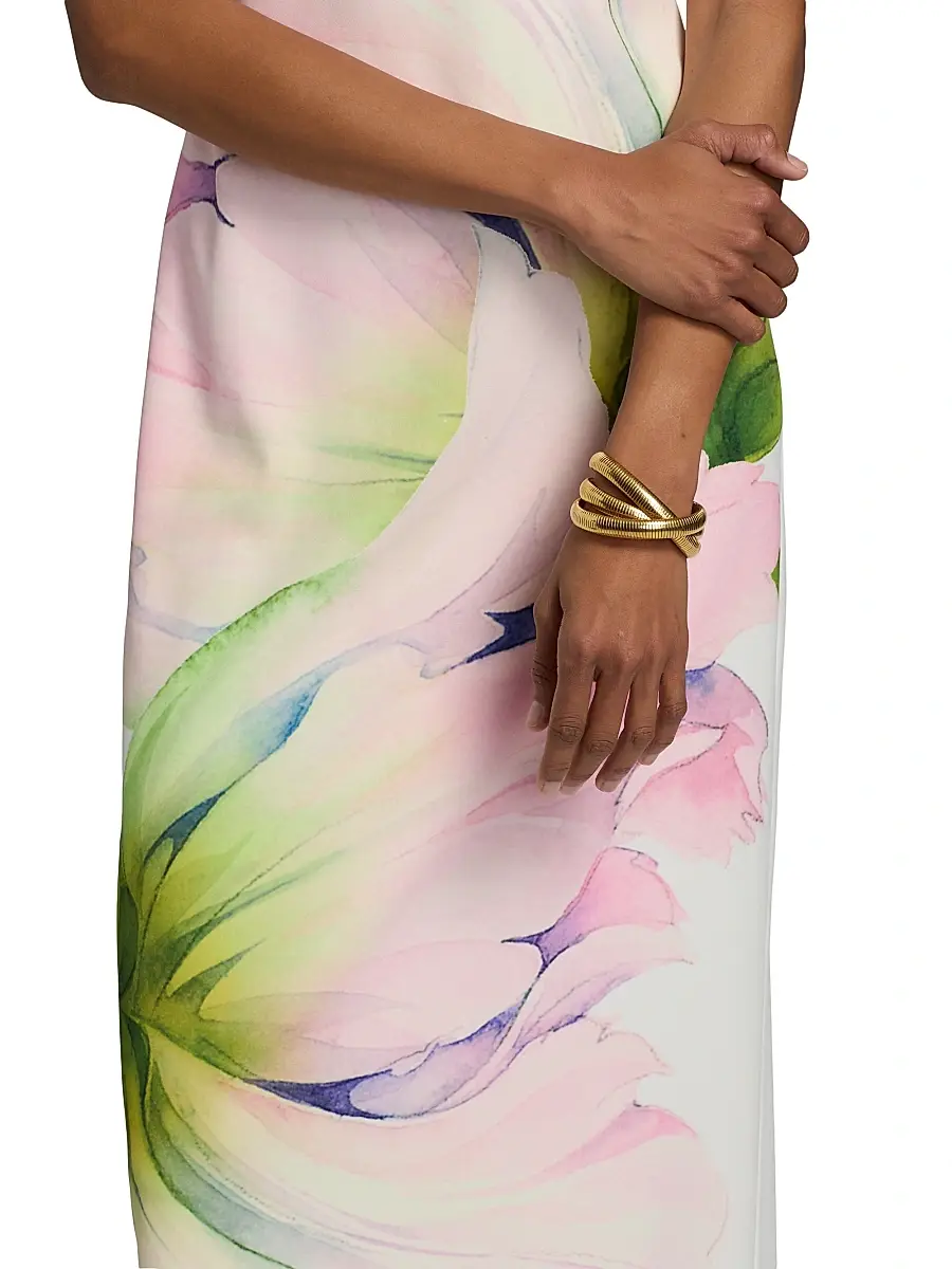 Toccin Women's Adelina Floral Sculpted Cami Gown | Thumbnail 6 Toccin Women's Adelina Floral Sculpted Cami Gown | Thumbnail 6