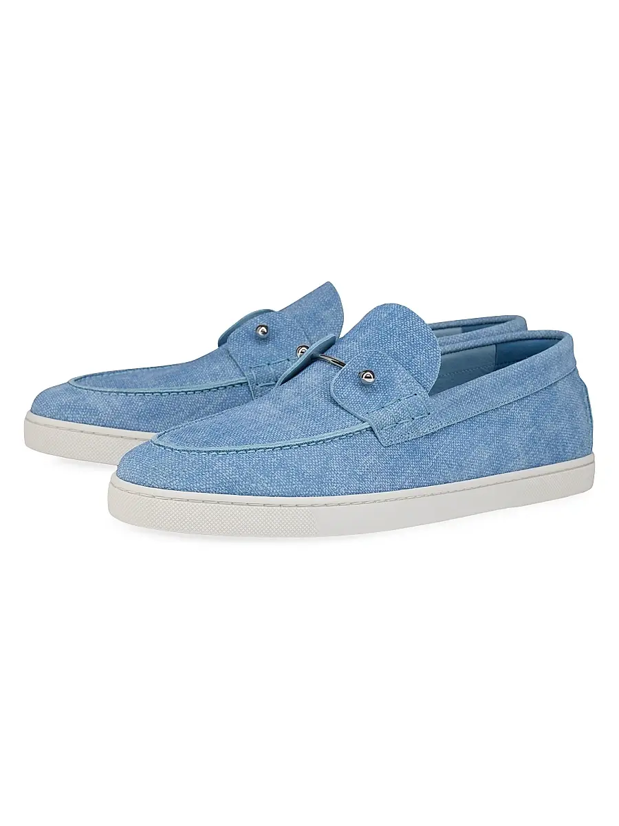 Christian Louboutin Men's Chambeli Boat Shoes - Ceruleo | Thumbnail 2
