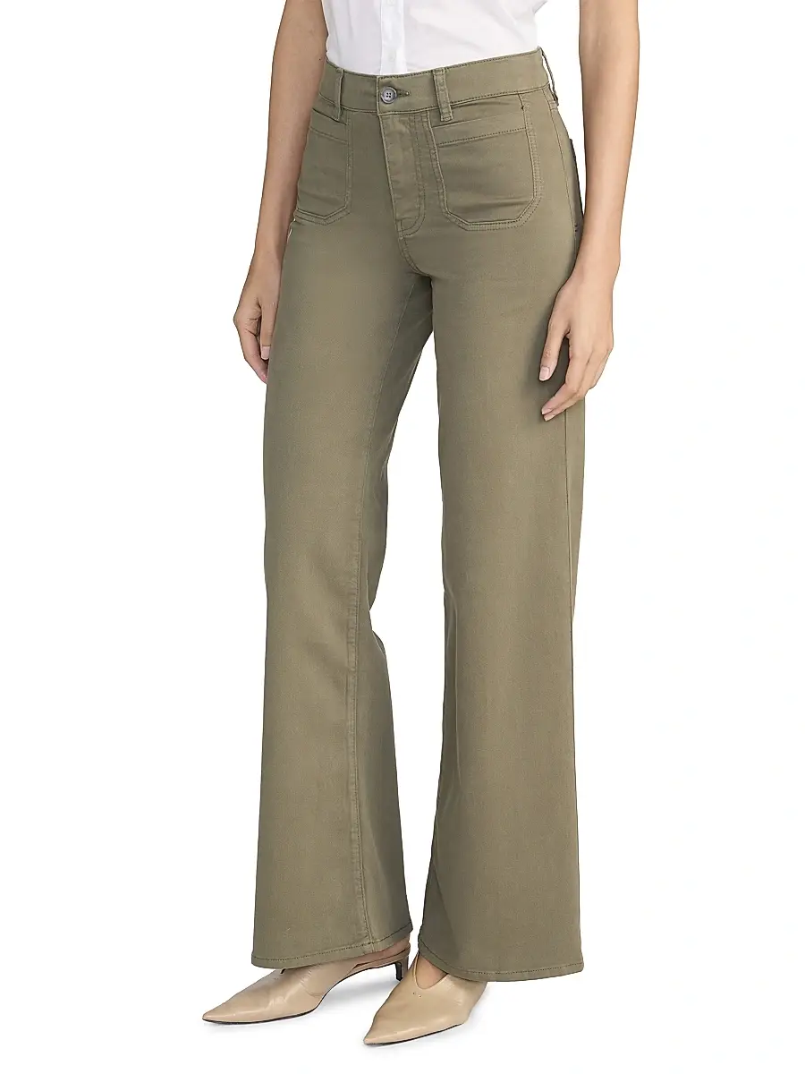 Frame Women's Le Slim Palazzo Cotton-Blend Wide-Leg Jeans | Thumbnail 4 Frame Women's Le Slim Palazzo Cotton-Blend Wide-Leg Jeans | Thumbnail 4