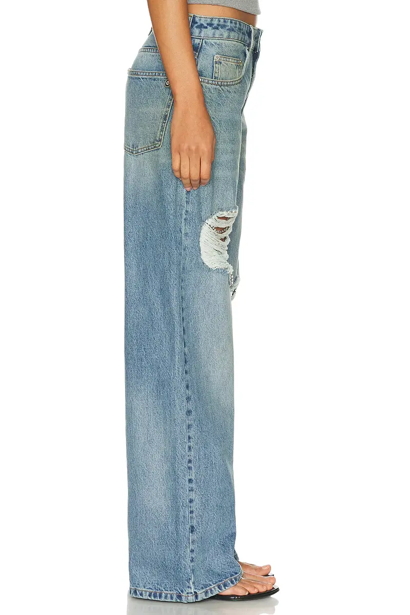 AREA Crystal Fray Wide Leg | Thumbnail 3