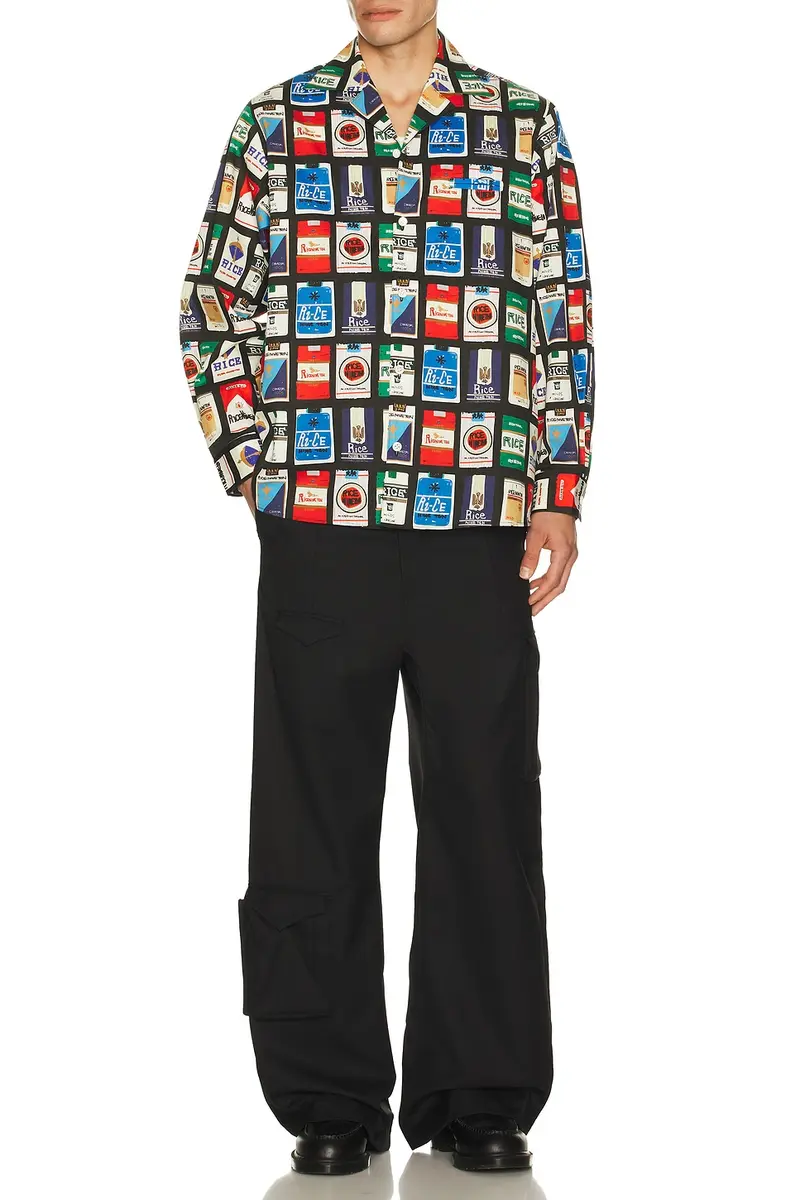 rice nine ten Ciggy Open Collar Shirt | Thumbnail 3
