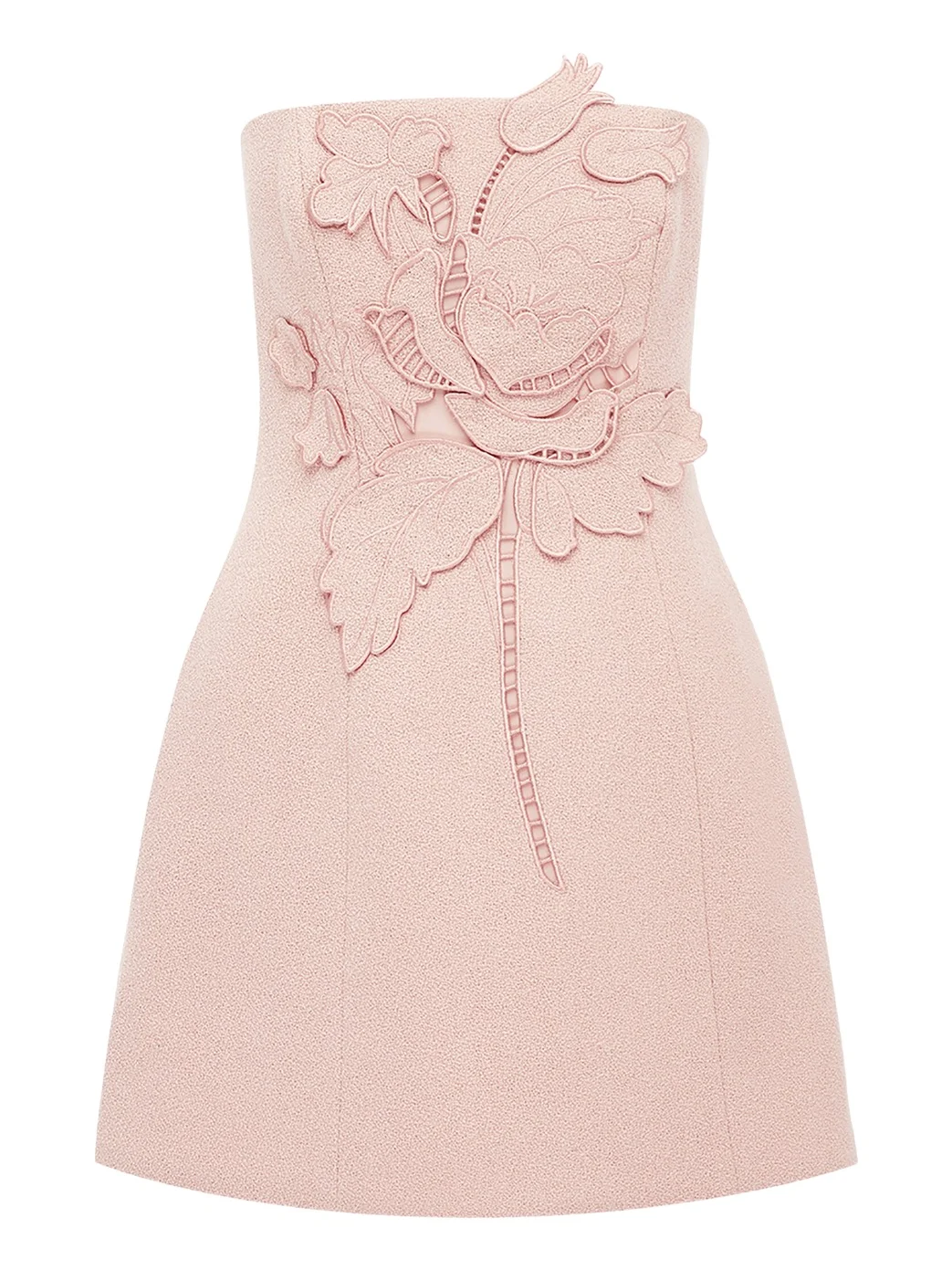 Roselle Applique Tweed Mini Dress